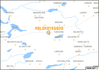 map of Molokoyedovo