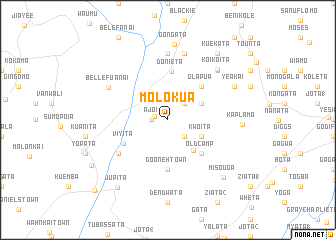 map of Molokua