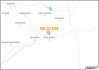 map of Mololema