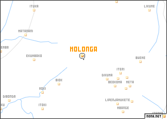 map of Molonga