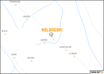 map of Molongori