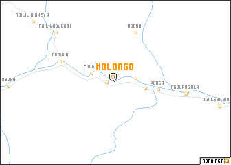 map of Molongo