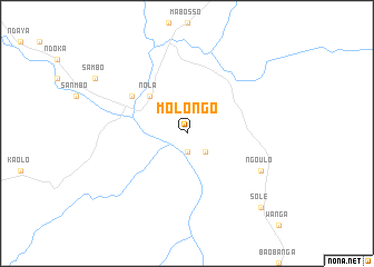 map of Molongo