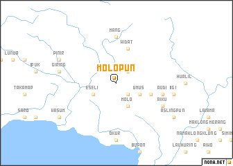 map of Molopun