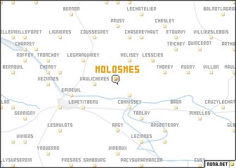 map of Molosmes