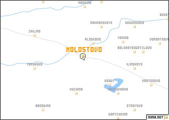 map of Molostovo