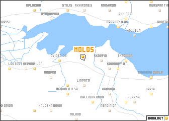 map of Mólos