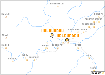 map of Moloundou