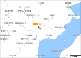 map of Molozhin