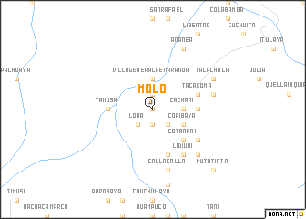 map of Molo