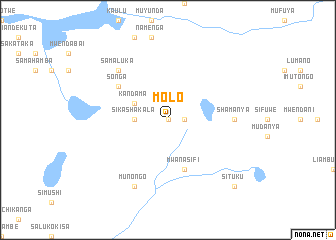 map of Molo