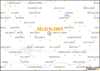 map of Molschleben