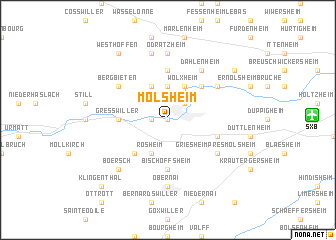 map of Molsheim