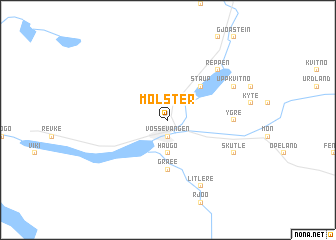 map of Mølster