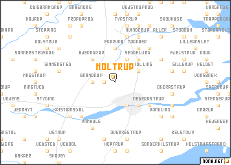 map of Moltrup