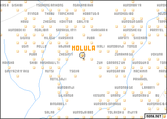 map of Molula