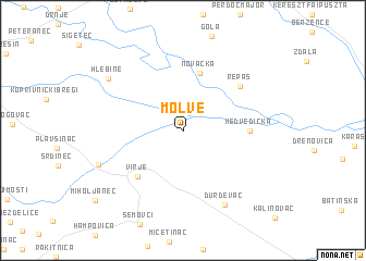 map of Molve