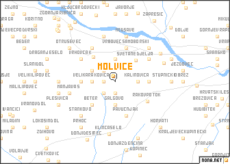 map of Molvice