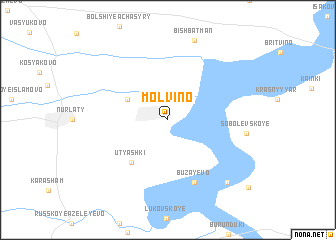 map of Molvino