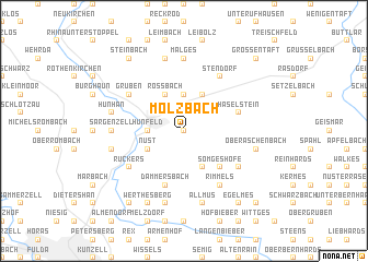 map of Molzbach