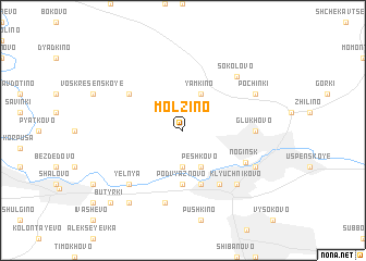 map of Molzino