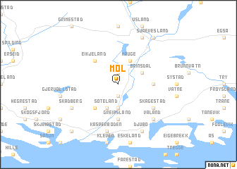 map of Møl