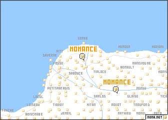 map of Momance