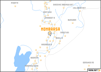 map of Mombaasa