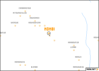 map of Mombi