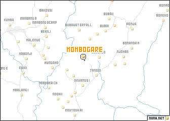 map of Mombo Gare