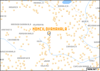 map of Momčilova Mahala