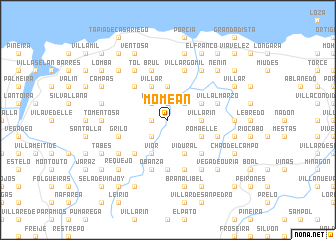 map of Momeán