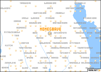 map of Momé Gbavé