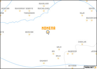 map of Momena