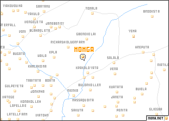 map of Momga