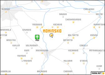 map of Mominsko
