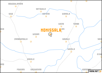 map of Momissala