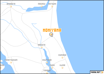 map of Momiyama