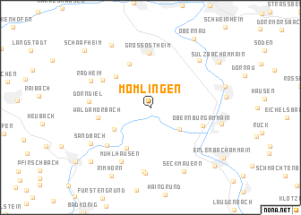 map of Mömlingen