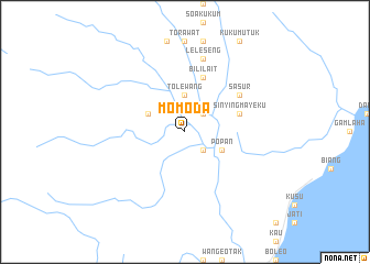 map of Momoda