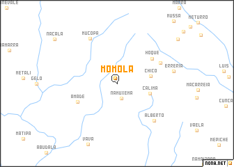 map of Momola
