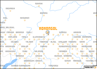 map of Momongol