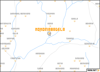 map of Momoria Badela