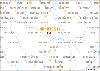 map of Momoteşti