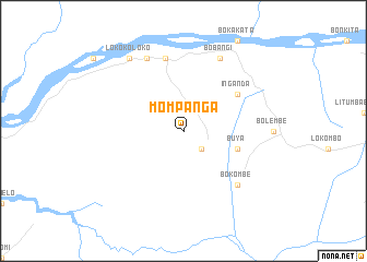 map of Mompanga