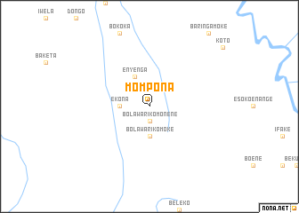 map of Mompona