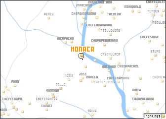 map of Monaca