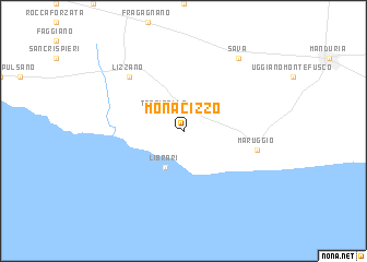 map of Monacizzo