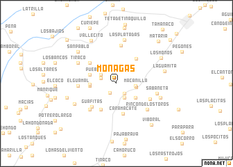 map of Monagas