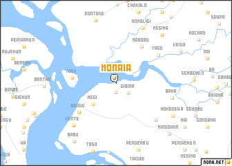 map of Monaia